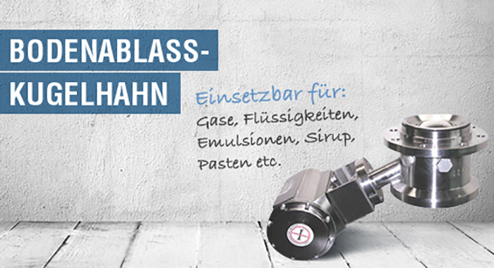 Bodenablass-Kugelhahn